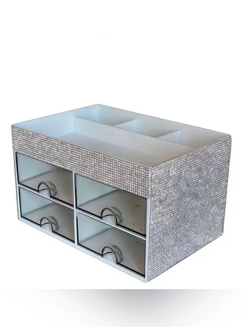Glam Crystal Cosmetic Organizer - NEW